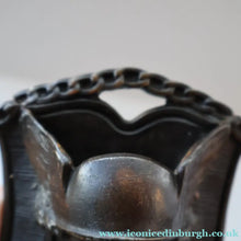 Load image into Gallery viewer, Strange Antique German Wall Pocket Match Holder. Cast Iron with Head of a Valkyrie 
