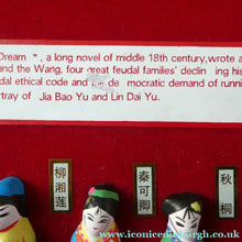 Load image into Gallery viewer, Vintage CHINESE Box Set of The Red Dream Figurines. 78 Miniature Figures. Excellent Condition
