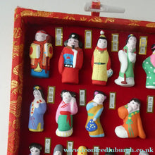 Load image into Gallery viewer, Vintage CHINESE Box Set of The Red Dream Figurines. 78 Miniature Figures. Excellent Condition
