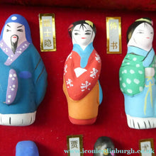 Load image into Gallery viewer, Vintage CHINESE Box Set of The Red Dream Figurines. 78 Miniature Figures. Excellent Condition
