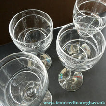 Load image into Gallery viewer, Pair of Stuart Crystal Aura Wine Glases Jasper Conran 9 inches
