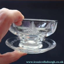 Load image into Gallery viewer, STUART CRYSTAL Woodchester FIVE Matching Sundae Dishes or Bowls. Excellent Condition with Shorter Stem and Flared Foot Section 
