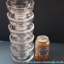 Load image into Gallery viewer, STUART CRYSTAL Woodchester FIVE Matching Sundae Dishes or Bowls. Excellent Condition with Shorter Stem and Flared Foot Section 
