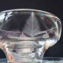 Load image into Gallery viewer, STUART CRYSTAL Woodchester FIVE Matching Sundae Dishes or Bowls. Excellent Condition with Shorter Stem and Flared Foot Section 
