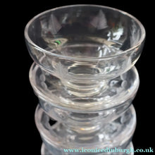 Load image into Gallery viewer, STUART CRYSTAL Woodchester FIVE Matching Sundae Dishes or Bowls. Excellent Condition with Shorter Stem and Flared Foot Section 
