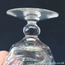 Load image into Gallery viewer, Pair of STUART CRYSTAL IMPERIAL Pattern Large Wine Glasses or Water Goblets. Height: 4 3/4 inches
