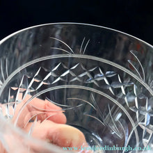 Load image into Gallery viewer, Pair of STUART CRYSTAL IMPERIAL Pattern Large Wine Glasses or Water Goblets. Height: 4 3/4 inches
