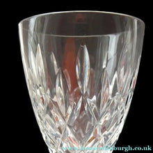 Load image into Gallery viewer, STUART Crystal. Single TEWKESBURY Pattern Wine Glass. Height: 6 7/8 inch

