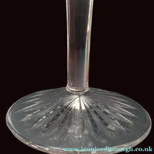 Load image into Gallery viewer, Vintage STUART Crystal. Set of SIX TEWKESBURY Pattern Wine Glasses. Height: 6 7/8 inches
