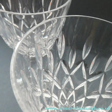 Load image into Gallery viewer, Vintage STUART Crystal. Set of SIX TEWKESBURY Pattern Wine Glasses. Height: 6 7/8 inches
