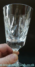 Load image into Gallery viewer, Boxed Set of Four Richmond Pattern Red Wine Stuart Crystal Glasses 6 1/2 inches
