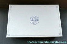 Load image into Gallery viewer, Boxed Set of Four Richmond Pattern Red Wine Stuart Crystal Glasses 6 1/2 inches
