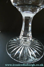 Load image into Gallery viewer, Boxed Set of Four Richmond Pattern Red Wine Stuart Crystal Glasses 6 1/2 inches
