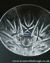 Load image into Gallery viewer, Boxed Set of Four Richmond Pattern Red Wine Stuart Crystal Glasses 6 1/2 inches

