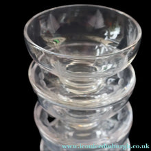 Load image into Gallery viewer, STUART CRYSTAL Woodchester FIVE Matching Sundae Dishes or Bowls. Excellent Condition with Shorter Stem and Flared Foot Section 
