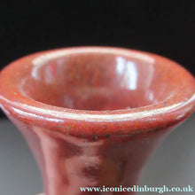 Load image into Gallery viewer, 1970s BRITISH Studio Pottery Vase. Chimney Vase by Mike Labrum Spiral Pottery
