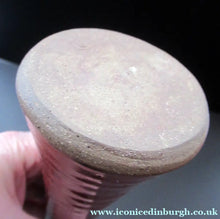 Load image into Gallery viewer, 1970s BRITISH Studio Pottery Vase. Chimney Vase by Mike Labrum Spiral Pottery
