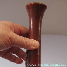 Load image into Gallery viewer, 1970s BRITISH Studio Pottery Vase. Chimney Vase by Mike Labrum Spiral Pottery
