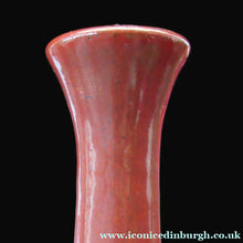 Load image into Gallery viewer, 1970s BRITISH Studio Pottery Vase. Chimney Vase by Mike Labrum Spiral Pottery

