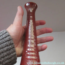 Load image into Gallery viewer, 1970s BRITISH Studio Pottery Vase. Chimney Vase by Mike Labrum Spiral Pottery

