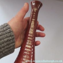 Load image into Gallery viewer, 1970s BRITISH Studio Pottery Vase. Chimney Vase by Mike Labrum Spiral Pottery
