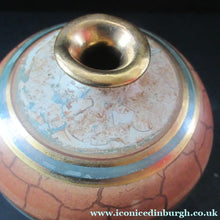 Load image into Gallery viewer, British Studio Pottery Miniature Bottle Vase by Tony Laverick 1990s
