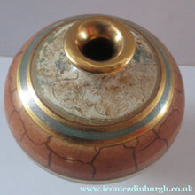 Load image into Gallery viewer, British Studio Pottery Miniature Bottle Vase by Tony Laverick 1990s
