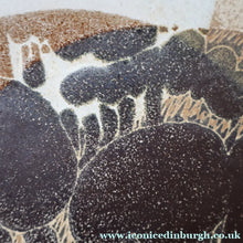 Load image into Gallery viewer, STUDIO POTTERY. Large Plate or Platter with Abstract Floral Motifs. Crich Pottery (Diana Worthy). 10 1/2 inches diameter
