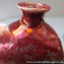 Load image into Gallery viewer, Julie Brooke Crystalline Glaze Miniature Bottle Vase
