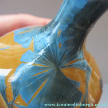 Load image into Gallery viewer, Julie Brooke Crystalline Glaze Miniature Bottle Vase
