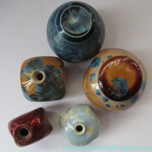 Load image into Gallery viewer, Julie Brooke Crystalline Glaze Miniature Bottle Vase
