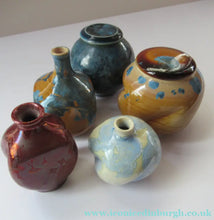 Load image into Gallery viewer, Julie Brooke Crystalline Glaze Miniature Lidded Pot
