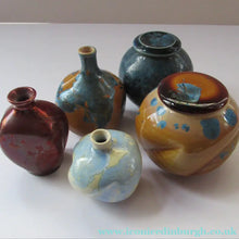 Load image into Gallery viewer, Julie Brooke Crystalline Glaze Miniature Lidded Pot

