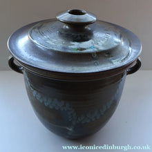 Load image into Gallery viewer, STUDIO POTTERY. Monumental Lidded Pot with Twin Handles by David Lloyd Jones (1928-1994). Height 14 3/4 inches
