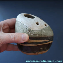 Load image into Gallery viewer, STUDIO POTTERY. SMALL 1960s TREMAEN Pottery Pebble Vase by Peter Ellery, Cornwall
