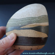 Load image into Gallery viewer, STUDIO POTTERY. SMALL 1960s TREMAEN Pottery Pebble Vase by Peter Ellery, Cornwall
