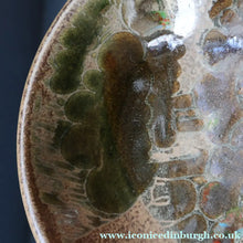 Load image into Gallery viewer, STUDIO POTTERY. Small Bowl with Abstract Floral Motifs. Crich Pottery (Diana Worthy) 
