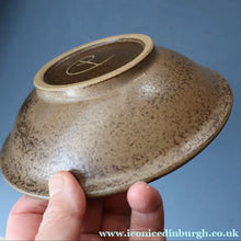 Load image into Gallery viewer, STUDIO POTTERY. Small Bowl with Abstract Floral Motifs. Crich Pottery (Diana Worthy) 
