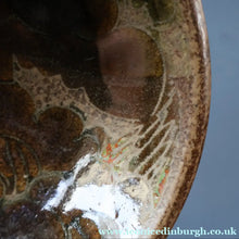 Load image into Gallery viewer, STUDIO POTTERY. Small Bowl with Abstract Floral Motifs. Crich Pottery (Diana Worthy) 
