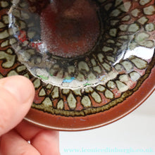 Load image into Gallery viewer, STUDIO POTTERY. Small Treacle Glaze Footed Bowl by David Lloyd Jones (1928-1994)
