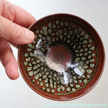 Load image into Gallery viewer, STUDIO POTTERY. Small Treacle Glaze Footed Bowl by David Lloyd Jones (1928-1994)

