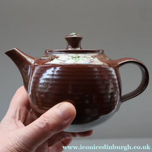 Load image into Gallery viewer, STUDIO POTTERY. Small Treacle Glaze Teapot by David Lloyd Jones (1928-1994)
