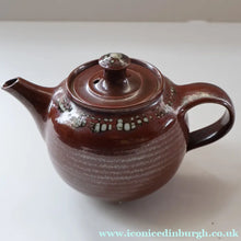 Load image into Gallery viewer, STUDIO POTTERY. Small Treacle Glaze Teapot by David Lloyd Jones (1928-1994)
