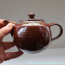 Load image into Gallery viewer, STUDIO POTTERY. Small Treacle Glaze Teapot by David Lloyd Jones (1928-1994)
