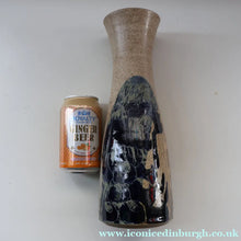 Load image into Gallery viewer, STUDIO POTTERY. Tall Vase with Abstract Floral Motifs. Crich Pottery (Diana Worthy)
