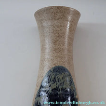 Load image into Gallery viewer, STUDIO POTTERY. Tall Vase with Abstract Floral Motifs. Crich Pottery (Diana Worthy)
