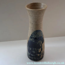 Load image into Gallery viewer, STUDIO POTTERY. Tall Vase with Abstract Floral Motifs. Crich Pottery (Diana Worthy)
