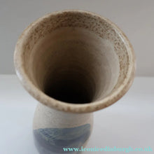 Load image into Gallery viewer, STUDIO POTTERY. Tall Vase with Abstract Floral Motifs. Crich Pottery (Diana Worthy)
