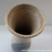 Load image into Gallery viewer, STUDIO POTTERY. Tall Vase with Abstract Floral Motifs. Crich Pottery (Diana Worthy)

