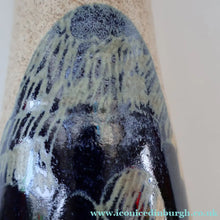 Load image into Gallery viewer, STUDIO POTTERY. Tall Vase with Abstract Floral Motifs. Crich Pottery (Diana Worthy)
